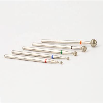 China Use for Nail Drill Machine Manicure Preparation Diamond Nail Drill Russian Cuticle Ball Bit Wholesale for sale