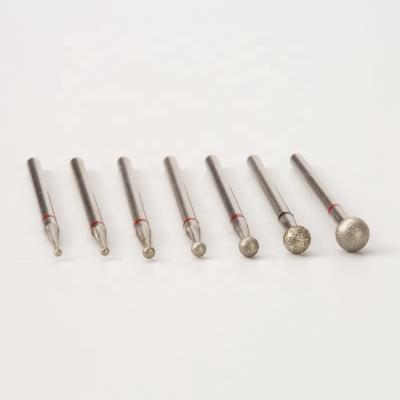 China Use for Russian Diamond Cuticle Drill Bits Electric Nail Drill Machine Ball Folder Manicure Nail Preparation for sale