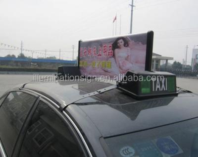 China Alum Hot Sale Led Lighted Sign Taxi for sale