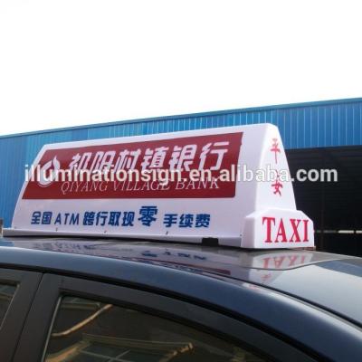 China Alum Manufacture Led Car Roof Light Box With Magnets for sale