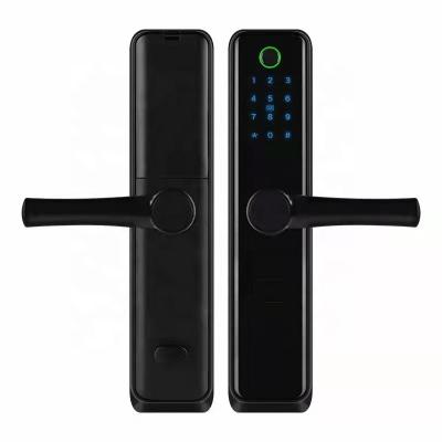 China TTLock App Aluminum Alloy Biometric Digital Password Lock Remote Control Electronic Fingerprint Deadbolt Door Lock Hotel Lock Smart Lock for sale