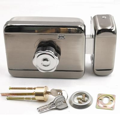 China Silent Safe Smart Motor Electric Self-Closing Lock W/Signal Lockable For Access Control 130*100*40mm for sale