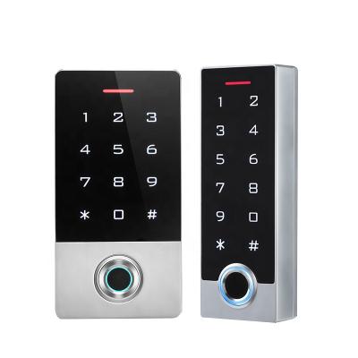 China Motion Detection Biometric Touch Keypad RFID Door Fingerprint Standalone Access Control With Waterproof IP68 for sale