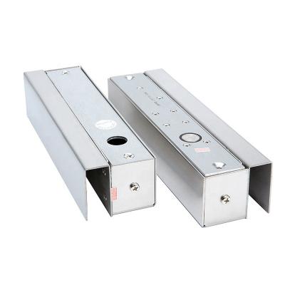 China Interior Open Wooden Door Stainless Steel Double Door Clip For Electric Bolt Lock for sale