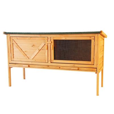 China Factory Wholesale Breathable Design Wooden Rabbit Hutch Pet House And Outdoor Waterproof Roof For Sale for sale