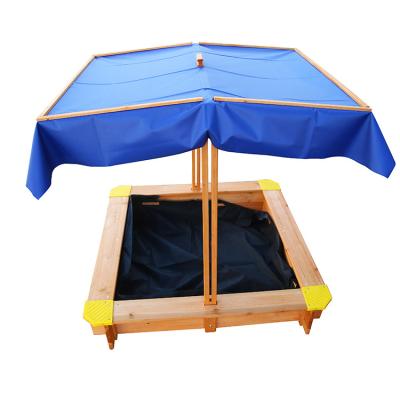 China Eco-Freindly Outdoor Wooden Playhouse Children Kids Sandpit For Sale for sale