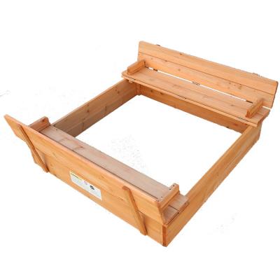 China Eco-Freindly high quality outdoor wooden sandbox for kids 2 kids 1 sandbox for sale for sale