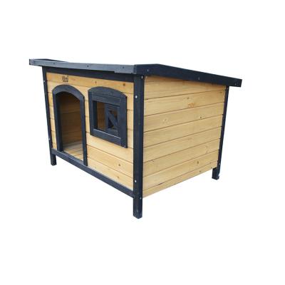 China Viable Factory Customized Design Outdoor Waterproof Pet Cage Wooden Dog Kennel For Sale for sale