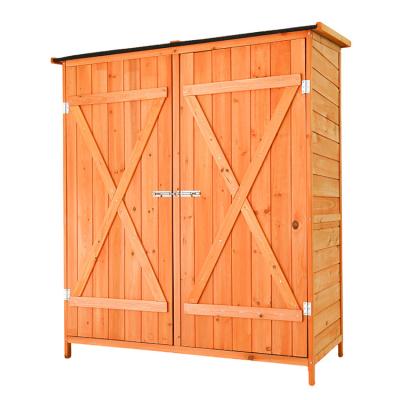 China 2022 Wooden Storage Box Easily Assembled Factory Hot Sale Large Outdoor Wooden Shed for sale