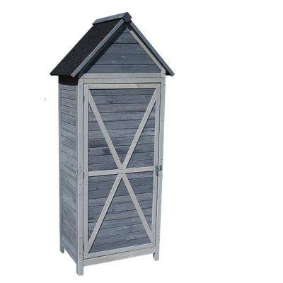 China Factory direct wholesale easily assembled with roof waterproof outdoor and indoor wood storage cabinet for sale for sale