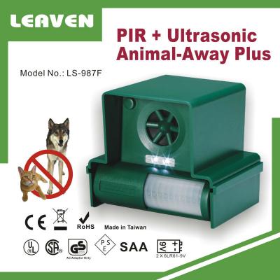 China Sustainable Battery Operated Ultrasonic Reflector Pet Away for sale