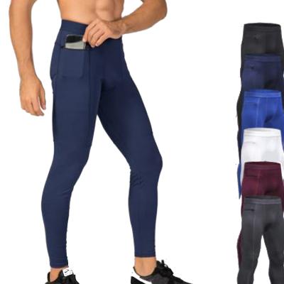 China Wholesale Anti-Wrinkle Mens Fitness Gaiters With Zipper Pocket Compression Sweat Track Pants Man for sale