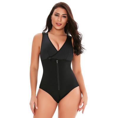 China Antibacterial Wholesale Fajas Seamless Shapewear Tummy Slimming Full Body Plus Size Shaper Jumpsuit Shapewear For Women for sale