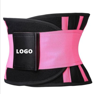 China Logo Women Waist Trainer Belt Customized Antibacterial for Weight Loss Compression Trimmer Workout Fitness Body Shaper Diet for sale