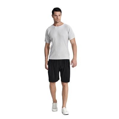 China OEM High Quality QUICK DRY Casual Fitness FXZ Sport Running Pleated Abbreviations Mens Pleated Mens Short Pants for sale