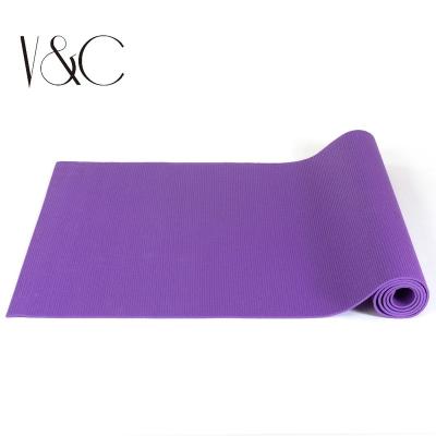 China Elastic Eco - Friendly Custom Printed NBR Yoga Mat With Hole For Carrying for sale