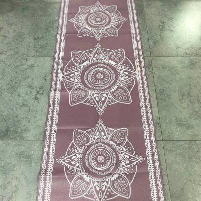 China New Design 3d Printing Elastic Gym Equipment Anti Slip PVC Yoga Mat for sale