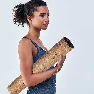 China Eco-Friendly Elastic Fitness Wholesale Factory Price Camouflage Yoga Mat Exercise for sale