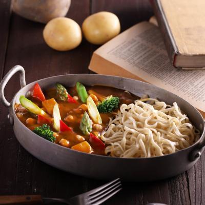 China Instant Noodles Handmade Non-fried Medium Noodles (Single Pack) for sale