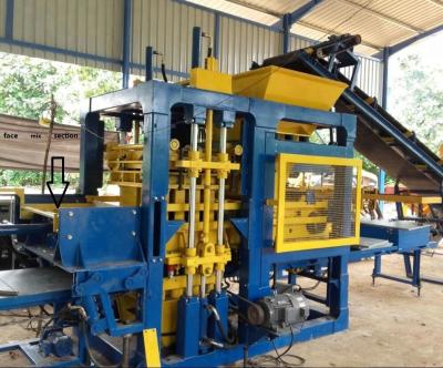 China Qt3-25 Hotels Movable Concrete Block Brick Interlocking Machine for sale