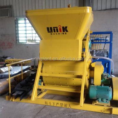 China Building Industry 500L Discharge Capacity Automatic Large Volume Continuously Twin Shaft Concrete Mixer for sale