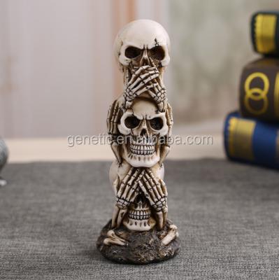 China Europe's Best Horriable Halloween Skull Head Alderson Head Selling Horrible Skull For Holiday Bar Decoration for sale