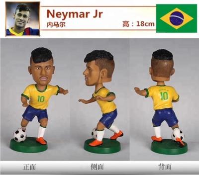 China JR SERGIO RAMOS ANTOINE GRIEZMANN FLIP ASIA FOOTBALL FOOTBALL PLAYER STAR NEYMAR HEAD STATUE for sale