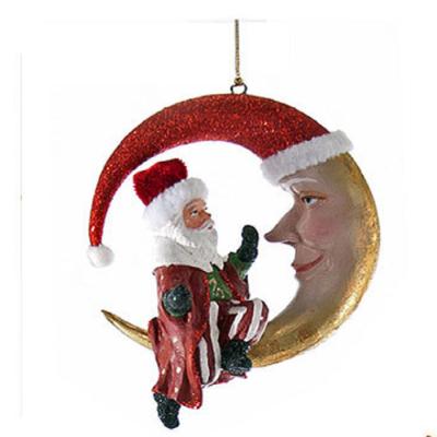 China China 2021 NEW DESIGN IN CURRENT TREE STATUES CHRISTMAS SANTA CLAUS RESIN DECORATIVE PENDANT PENDANT ORNAMENTS BEST GIFT KEEPSAKE LIGHT LUXURY for sale