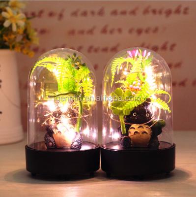 China Japan Wholesale Totoro Night Light Romantic Lover Glass Cover Star Light for Garden Decoration for sale