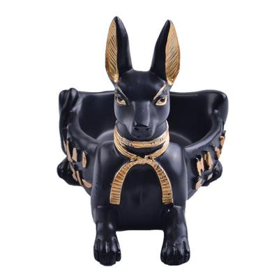 China CHINA 2021 RESIN DOG ANUBIS DOG ANUBIS CHILD DECORATION HOT SELLING STATUES ASHTRAY BUSINESS GIFT EGYPTIAN CUSTOM SOUVENIR HOME TABLETOY TOY for sale