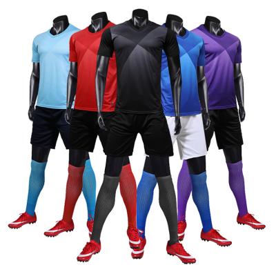 China Custom Breathable Quick Dry Football Uniform Logo Sets Football Wear Soccer Jersey Tank Top Team Name for sale