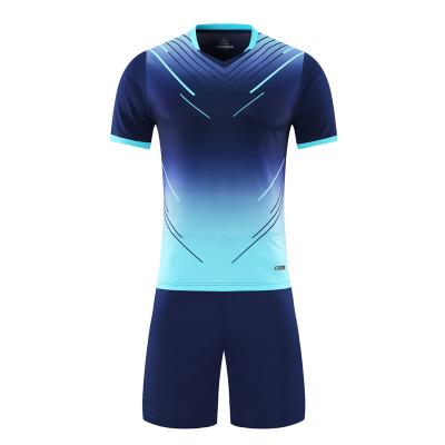 China Custom Team Name Soccer Wear Jersey Sets Custom Breathable Quick Dry Soccer Uniform Logo Football Suit Tank Top for sale