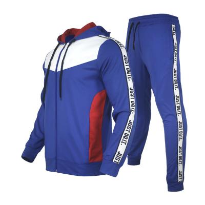 China 2022 Custom Logo Mens Training Tracksuit Blank Sweatsuit Fitness Unisex Stripes Men Jogging Sportsuits 2pcs Set Men S-3XL for sale