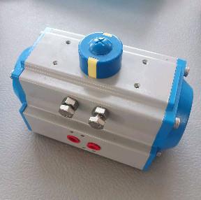 China Spring Return Pneumatic Rotary Actuator Rack And Pinion for sale