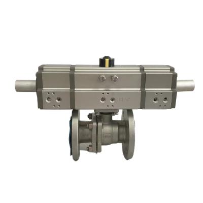 China 3 position pneumatic rotary actuators 0-180 degree pneumatic actuators pneumatic actuator control valves for sale