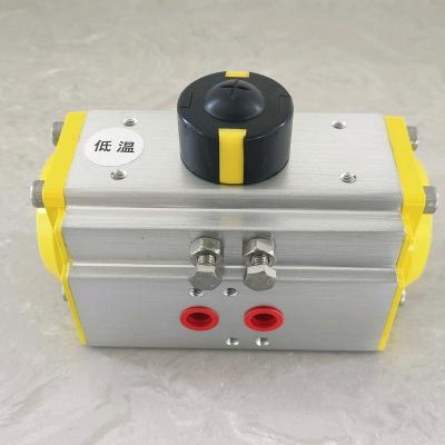 China AT series double acting and single acting spring return pneumatic rotary actuator for valves for sale