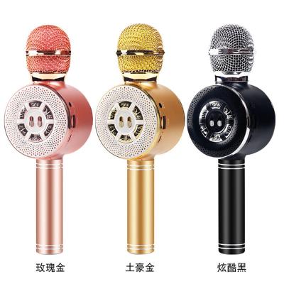 China Handheld Microphone Customized Household Kids Karaoke Microphone USB Wireless Studio Bring Their Own Audio for sale