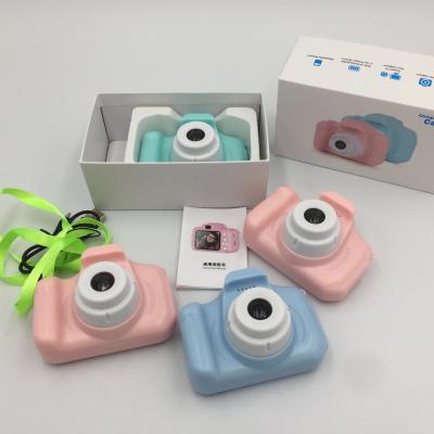 China Recording Digital Camera 2 Function CCTV Drone Cartoon Camera X2 Inch Rechargeable Mini Digital Children Kids Camera for sale