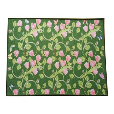 China CLASSIC High Quality Dornier Printed Carpet Non-Slip Polyester Printed Mat for sale