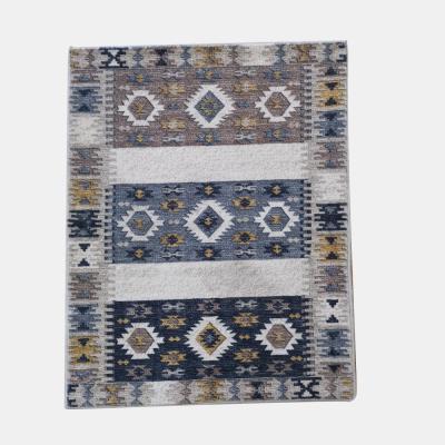 China Factory price CLASSIC non-slip printed plush rug imitated cashmere like printed rug for sale