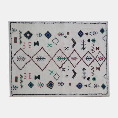 China CLASSIC Cashmere Like Soft Mat Absorbent Printed Polyester Printed Carpet Living Room Rug for sale