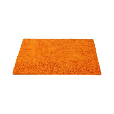 China CLASSIC Bathroom Blankets Chenille Absorbent Non Slip Floor Mat Super Absorbent Perfect Plush Mat for sale