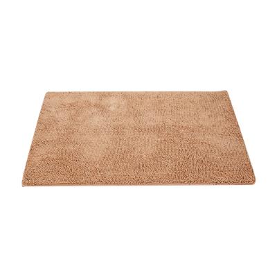 China CLASSIC Custom Lightweight Chenille Camel Rug Classic Thick Table Mat for sale