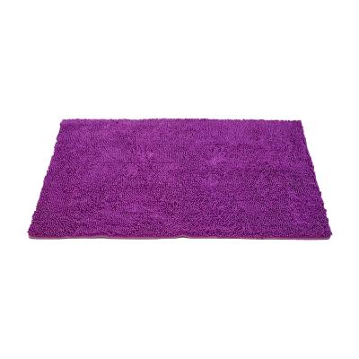 China CLASSIC Lilac Soundproof Rug Living Room Bedside Room Shaggy Chenille Blanket for sale