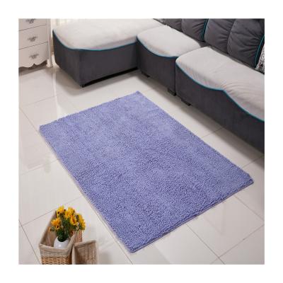 China CLASSIC Exquisite Chenille Carpet Door Floor Rug Sofa Carpet Bedroom Solid Color Fluffy Carpet for sale