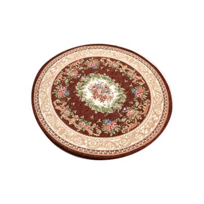 China CLASSIC European Round Style Rug Family Carpet Living Room Coffee Table Non-Slip Mat for sale