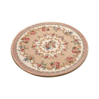 China CLASSIC Home Decorative Traditional Jacquard Round Carpet Hotel Design Floor Non-slip Carpet for sale