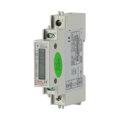 China Classe de precisão 1.0 Din Rail Energy Meter Active Kwh 5 ((30) A 8 bits LCD Display à venda