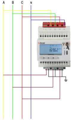 China RS485 Modbus RTU Wireless Energy Meter / Wifi Smart Meter ADW300 for sale