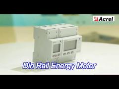 Acrel Adl10-E 220V Single Phase Kwh Energy Meter Ac Power Consumption Meter